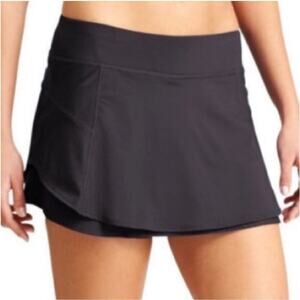 Athleta Bustle Activewear Skort size M Black Tennis Pickleball